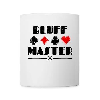 Herz Casino Bluff Statement Poker Profispieler - Tasse - Weiß - Vorne
