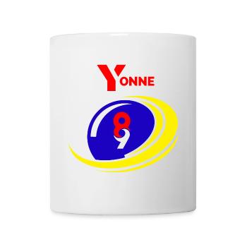 Yonne - Tasse - Weiß - Vorne