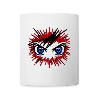 Expressive Eyes Burst Design - Mug - white - Front