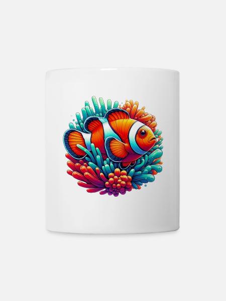 Clownfisch - Tasse - Weiß