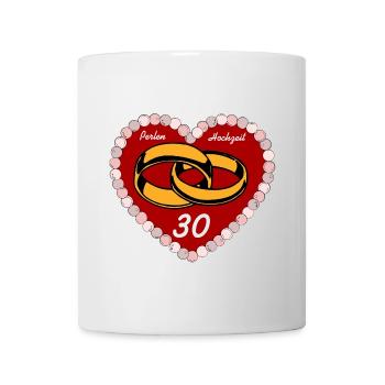 Pearl Wedding , 30 Years of Marriage (25) - Mug - white - Front