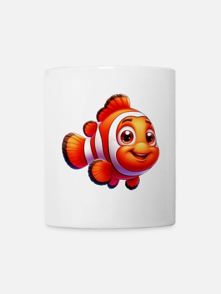 Poisson-clown - Mug blanc - blanc