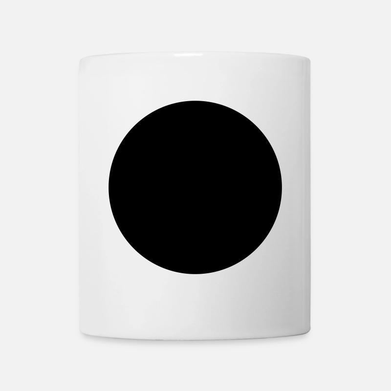 Punkt Kreisfläche - Tasse - Weiß