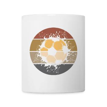 Soccer Retro Ball Soccer Fan Player Ball Sports - Mug - white - Front