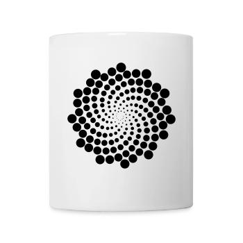 Swirl Point Spiral - Mug - white - Front