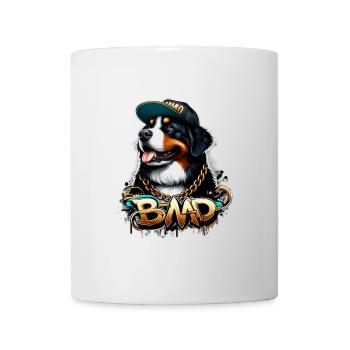 Berner Sennenhund - Tasse - Weiß - Vorne
