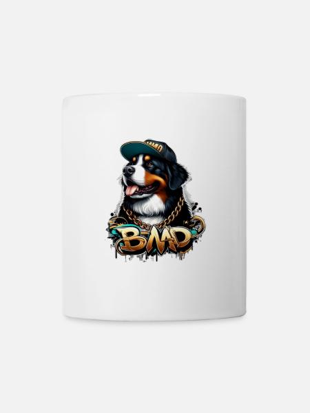 Berner Sennenhund - Tasse - Weiß