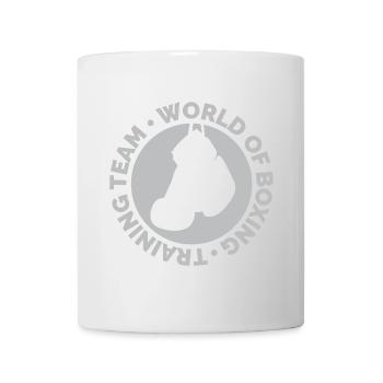 Boxen Sport Training Team Verein Illustration Logo - Tasse - Weiß - Vorne