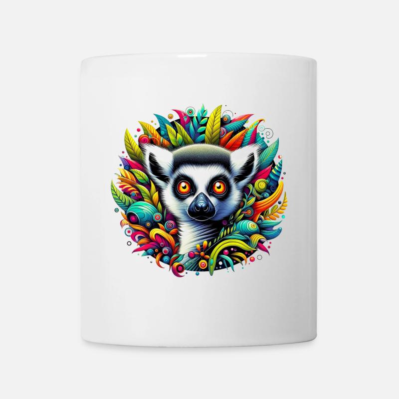 Lémurien - Mug blanc - blanc
