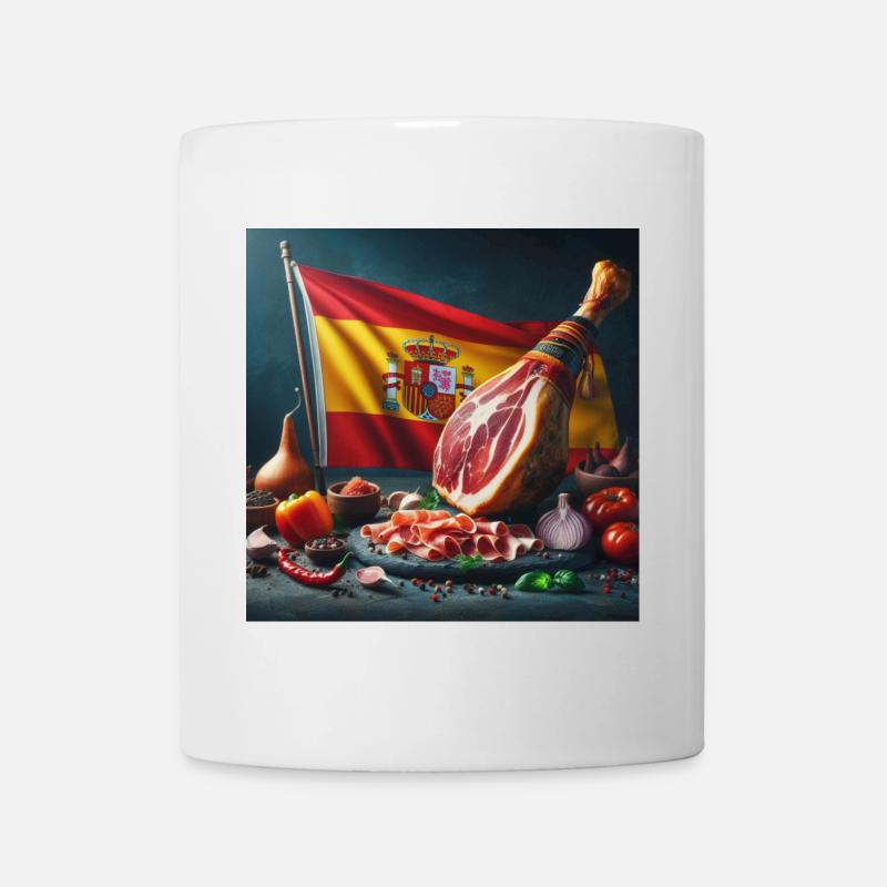 Gigot de jambon - Mug blanc - blanc