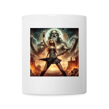 The Power of Zeus in Heavy Metal - Mug - white - Front