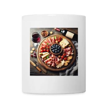 Serrano-Schinken und Käse - Tasse - Weiß - Vorne
