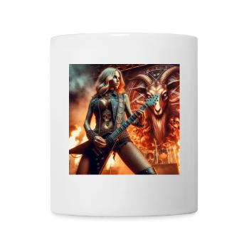 Heavy guitarist in the underworld - Mug - white - Front
