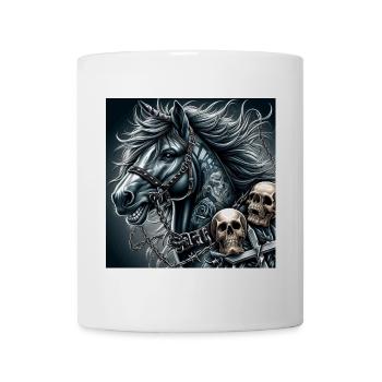 Cheval lourd - Mug blanc - blanc - Devant