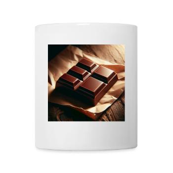 Schokolade - Tasse - Weiß - Vorne