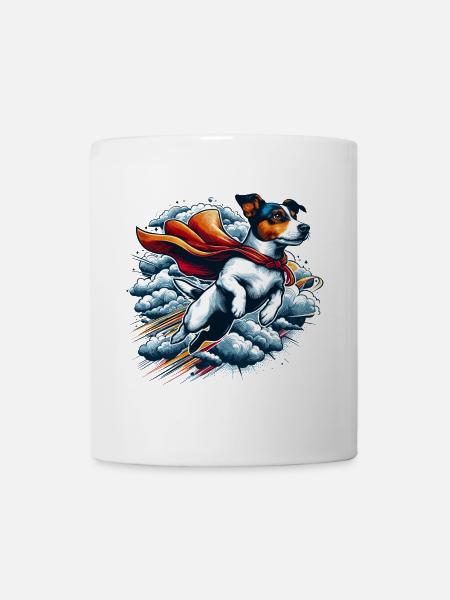 Super chien Jack Russell Terrier cadeau - Mug blanc - blanc