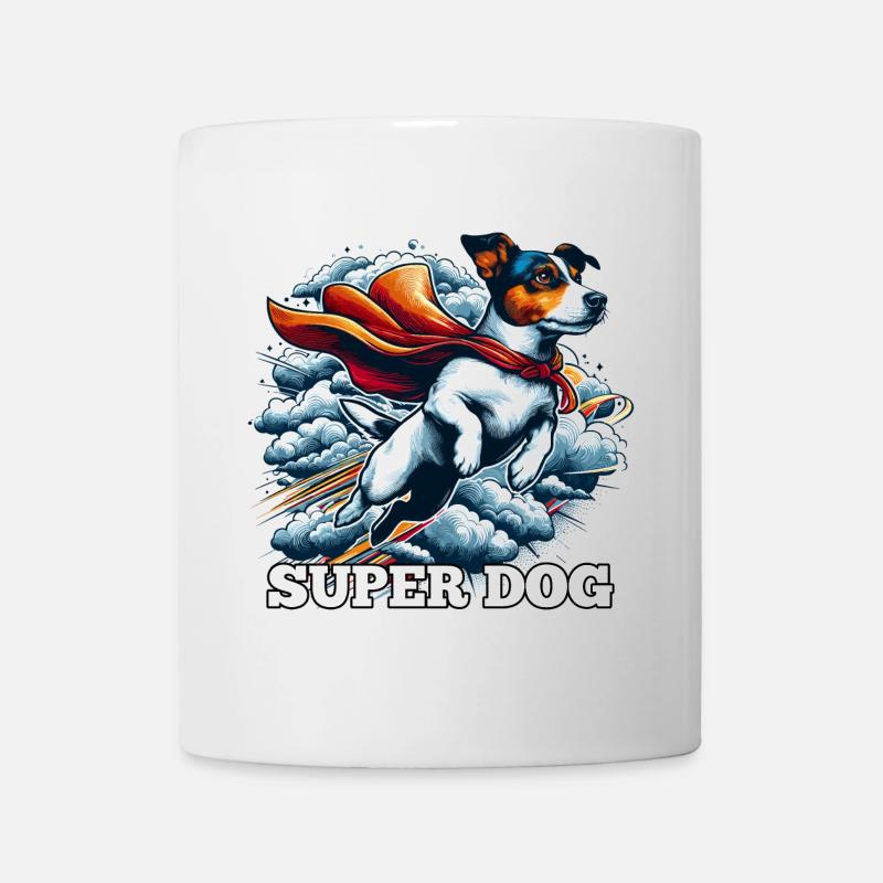 Flott Jack Russell Terrier-gave til hund - Kopp - hvit