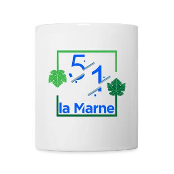 La Marne - Mug blanc - blanc - Devant