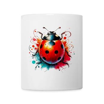 Marienkäfer - Tasse - Weiß - Vorne