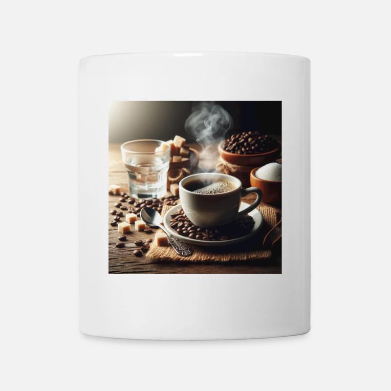 Tasse Kaffee - Tasse - Weiß