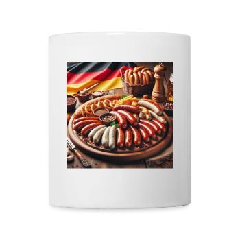 Saucisses allemandes - Mug blanc - blanc - Devant