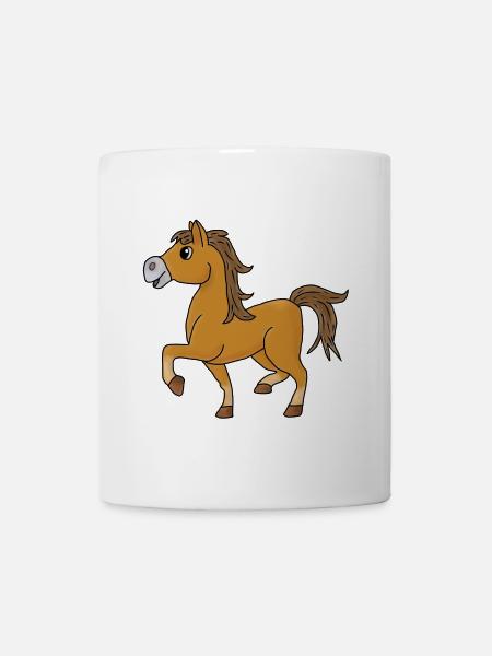 Brauner - Tasse - Weiß
