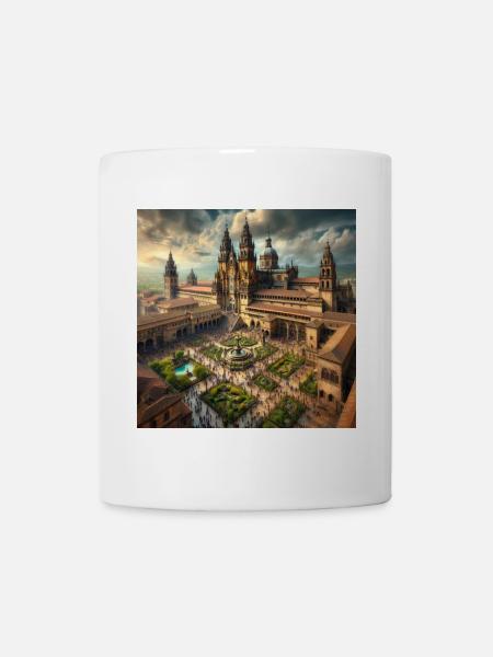 Kathedrale von Santiago - Tasse - Weiß