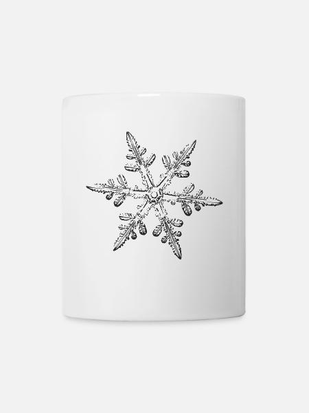 snowflake 8 black - Tasse - Weiß