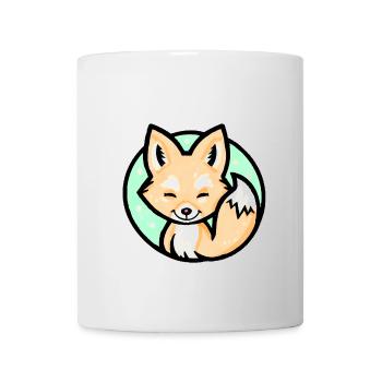 Kleiner Fuchs (Bunt) - Tasse - Weiß - Vorne