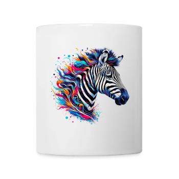 Zebra - Tasse - Weiß - Vorne