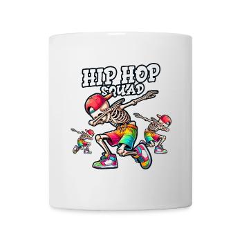 Hip Hop Squad – Cooles Dabbing Skeleton Dab Street - Tasse - Weiß - Vorne
