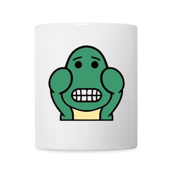 Dolly Grinsen - Tasse - Weiß - Vorne