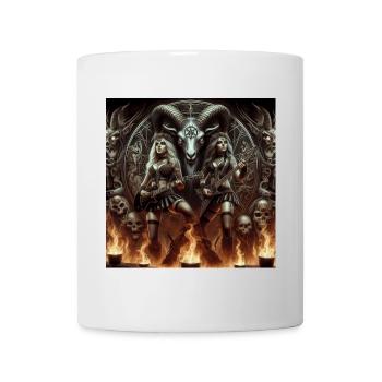Satan Surrenders to Heavy Metal - Mug - white - Front