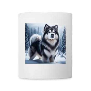 Alaskan malamute - Tasse - Weiß - Vorne