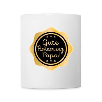 Gute Besserung Papa Heilung - Tasse - Weiß - Vorne