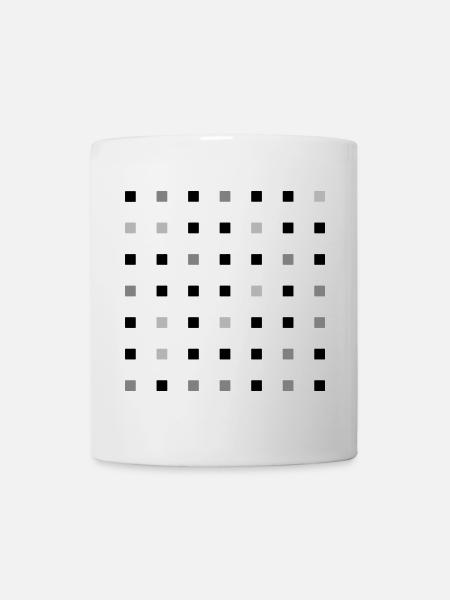Square Grid - Mug - white