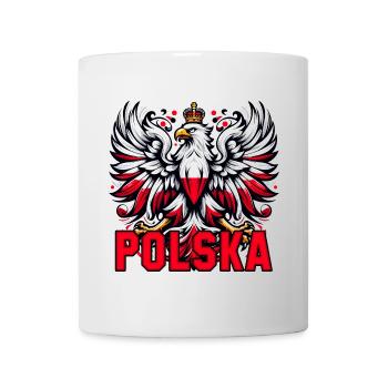 Polen Polska polnisch rot weiß Geschenk - Tasse - Weiß - Vorne