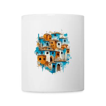 Colorful Mountain Village Community - Mug - white - Front