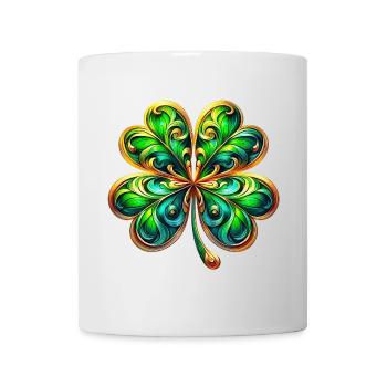 Four-leaf clover - Mug - white - Front
