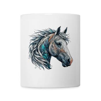 Pferd - Tasse - Weiß - Vorne