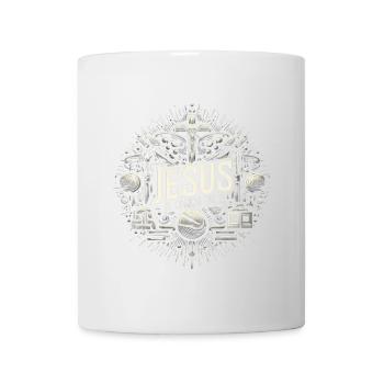 Jesus is coming soon Cosmic Circle - Mug - white - Front