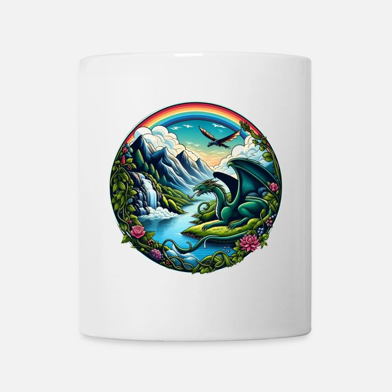 Au pays des dragons - Mug blanc - blanc