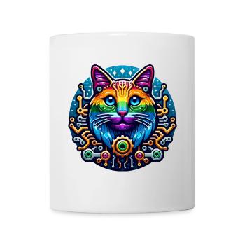 Mechanical Rainbow Cat - Tasse - Weiß - Vorne