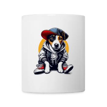 Jack Russell Terrier cool hip hop gift - Mug - white - Front