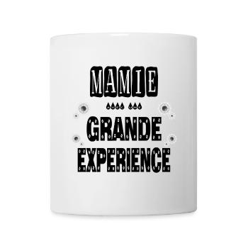 Mamie Avec Une Grande Expérience Grand Mère - Mug blanc - blanc - Devant