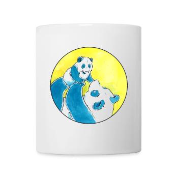 Panda Bär Liebe - Tasse - Weiß - Vorne