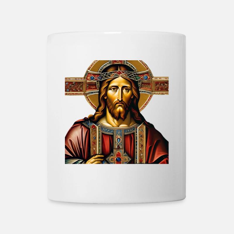 Croix de Jésus - Mug blanc - blanc
