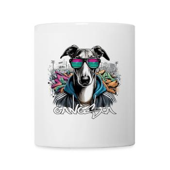 Greyhound Gangsta Dog Graffiti Gift - Mug - white - Front