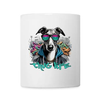 Greyhound Gangster Life Graffiti Gift - Mug - white - Front