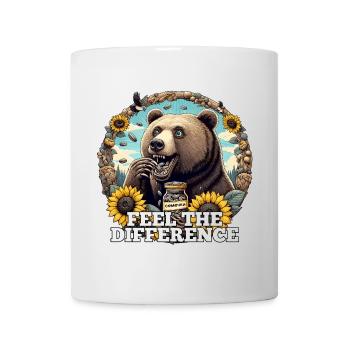 Bear Sunflower Seeds Sunflower Seeds Gift - Mug - white - Front
